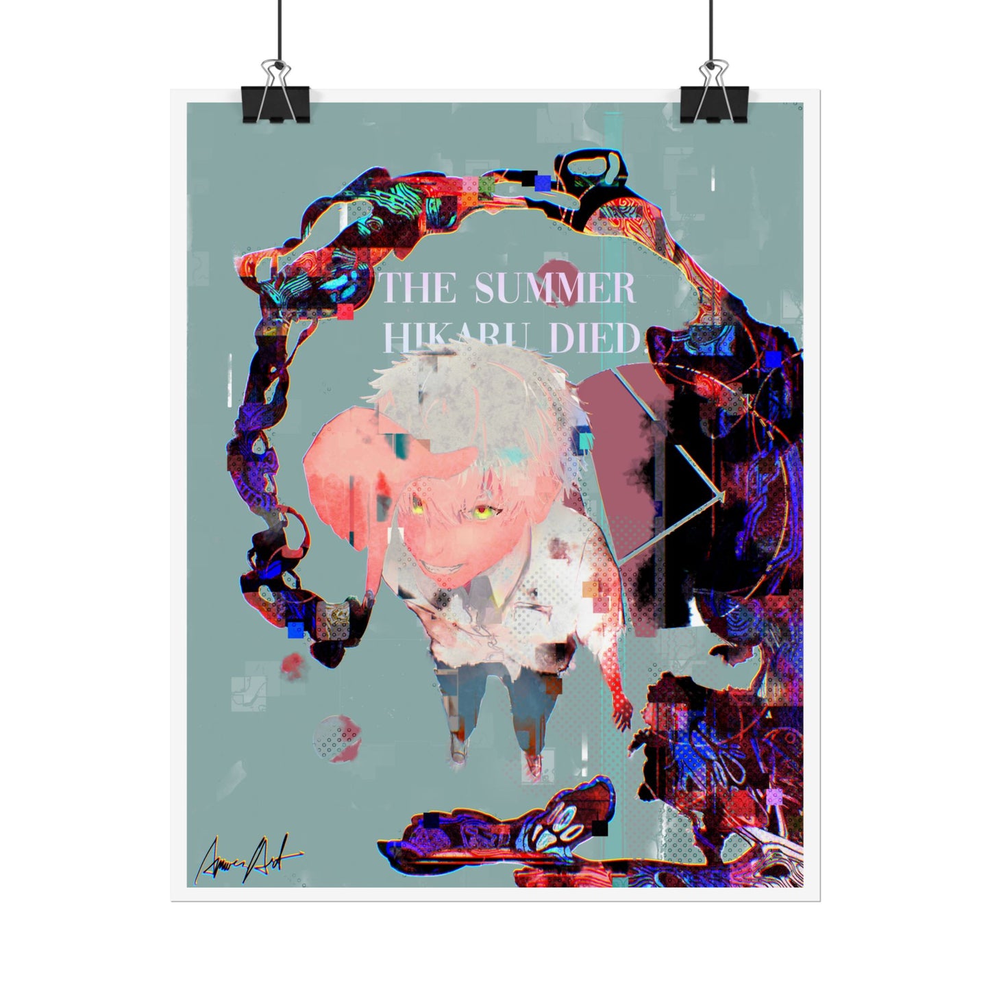 The Summer Hikaru Died - Painted Hikaru Poster Print