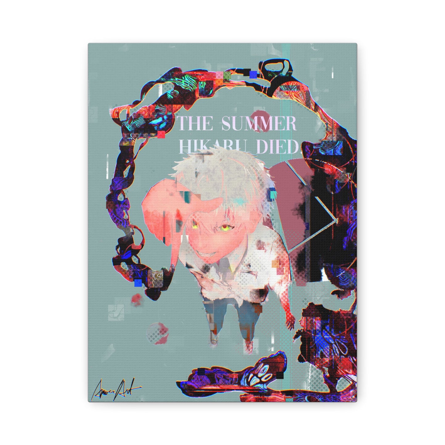 The Summer Hikaru Died - Painted Hikaru Canvas Print