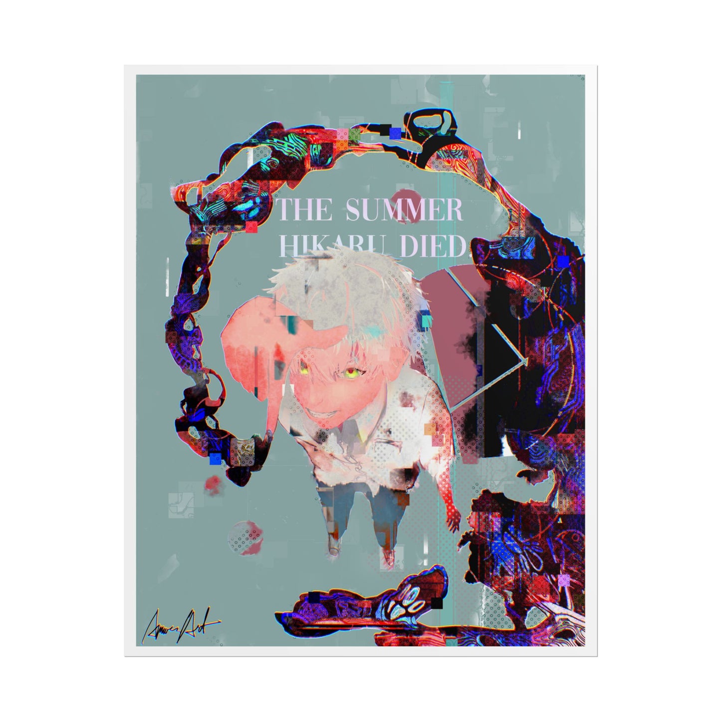 The Summer Hikaru Died - Painted Hikaru Poster Print