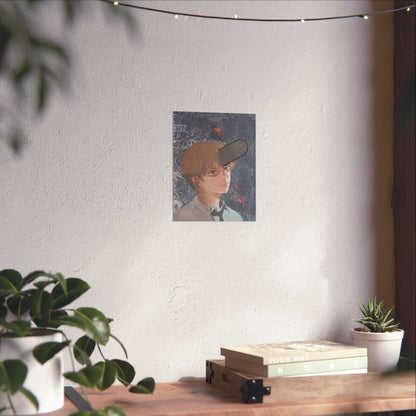 CSM -Light Painted Denji Fine Print - Lxtus.art Collection
