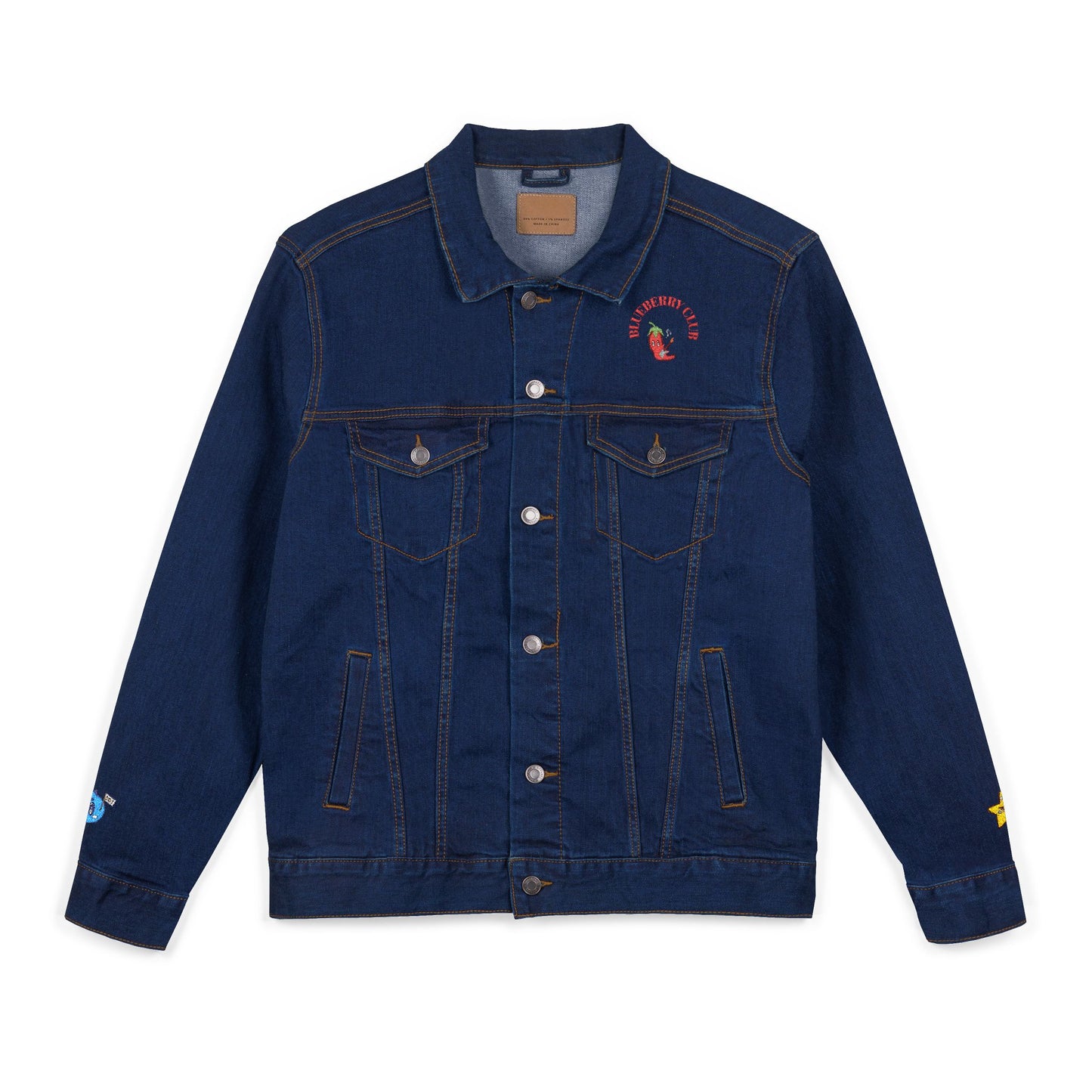 Blueberry Club - Embroidery Denim Jacket