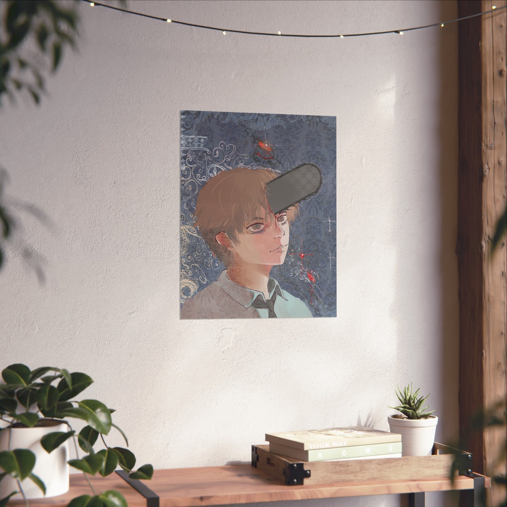 CSM -Light Painted Denji Fine Print - Lxtus.art Collection