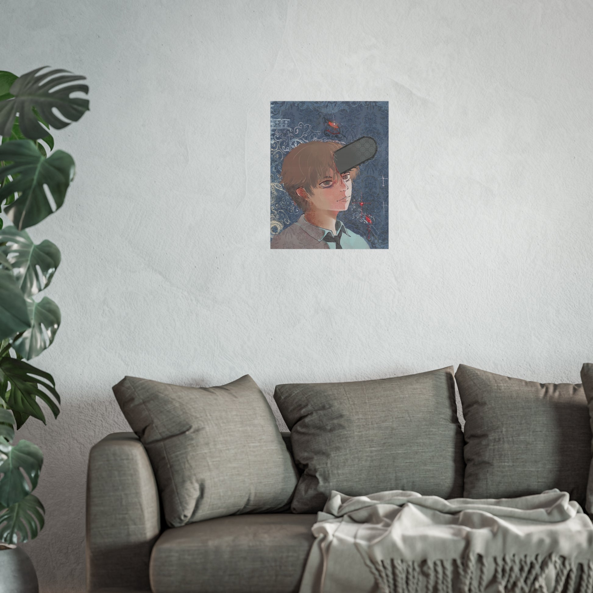 CSM -Light Painted Denji Fine Print - Lxtus.art Collection