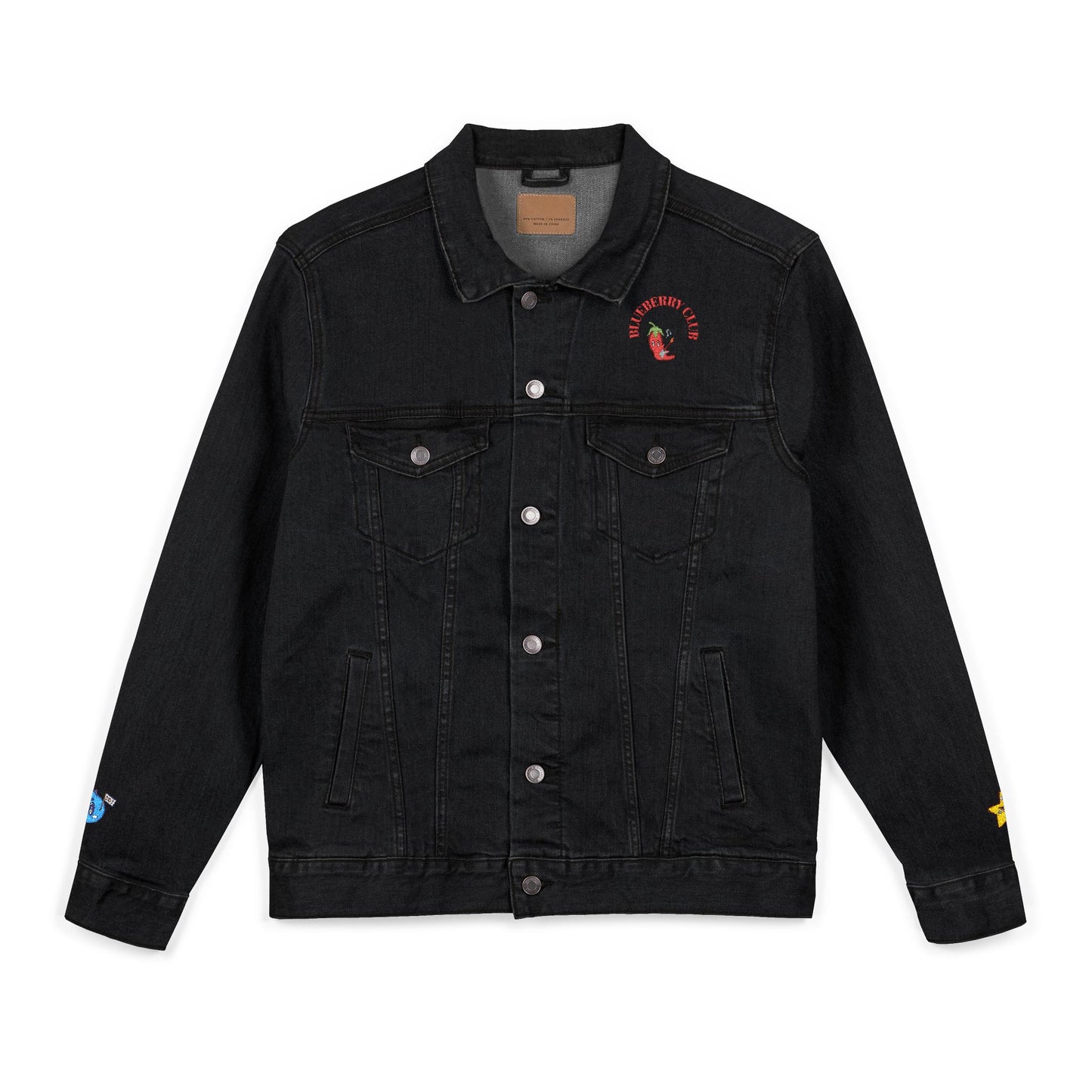Blueberry Club - Embroidery Denim Jacket
