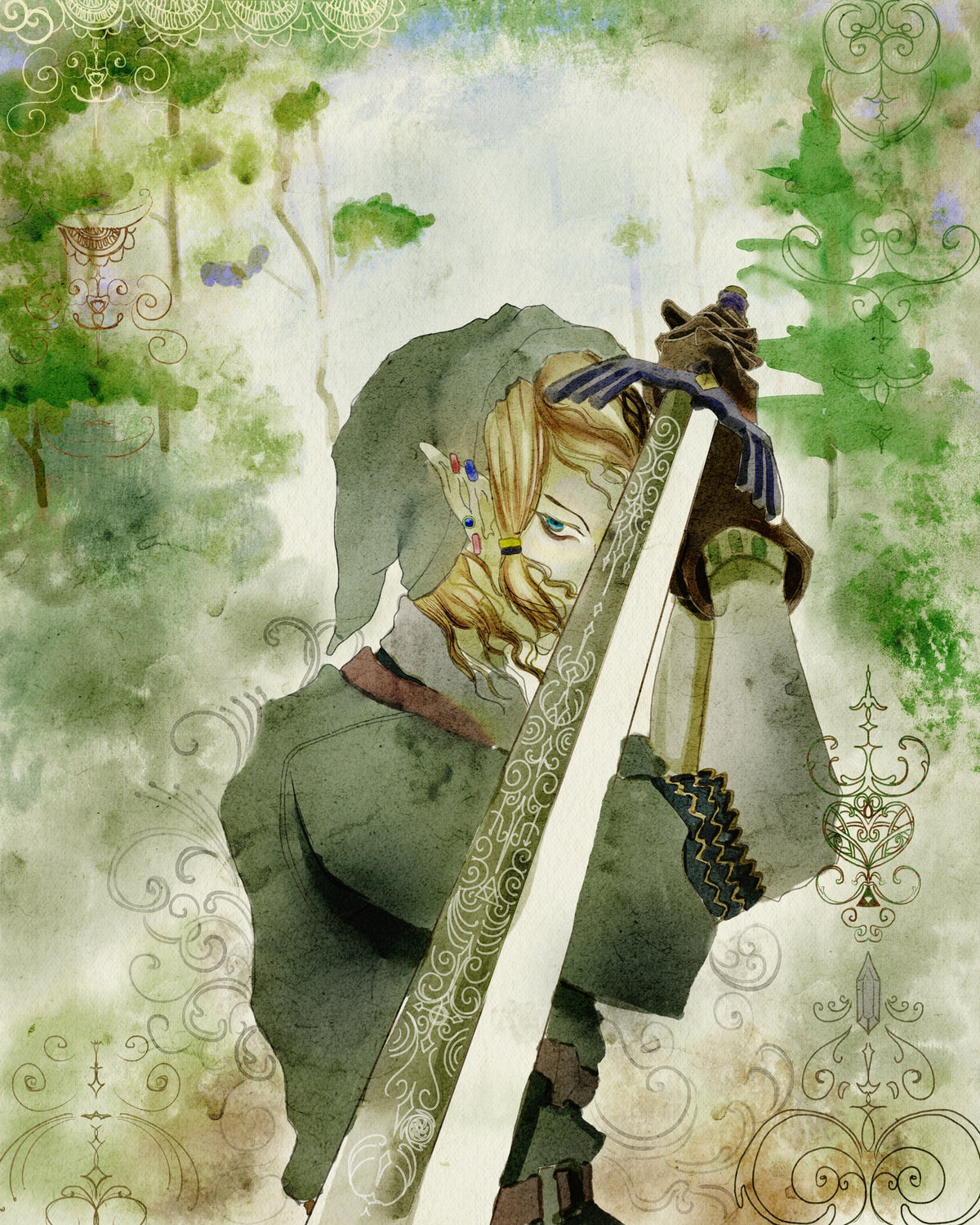 The Legend of Zelda - Hero's Shade Unframed Relic